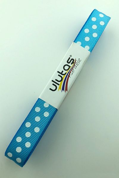 Hayalperest boncuk Τυρκουάζ Πουά Κορδέλα Grosgrain 1,5 εκ