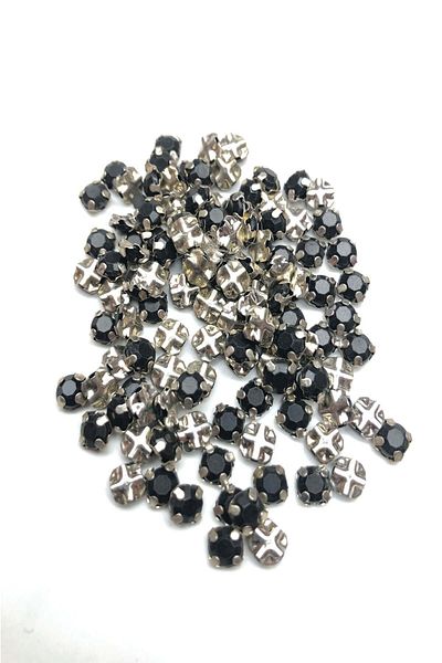 Hayalperest boncuk Black Small Case Planted Stone 25 Pieces