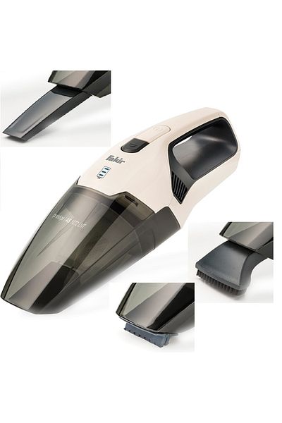 Fakir Aspirator de mana Prestige crem, Li-Ion 7,4V, umed/uscat, 23 min, 0.4l, filtru lavabil