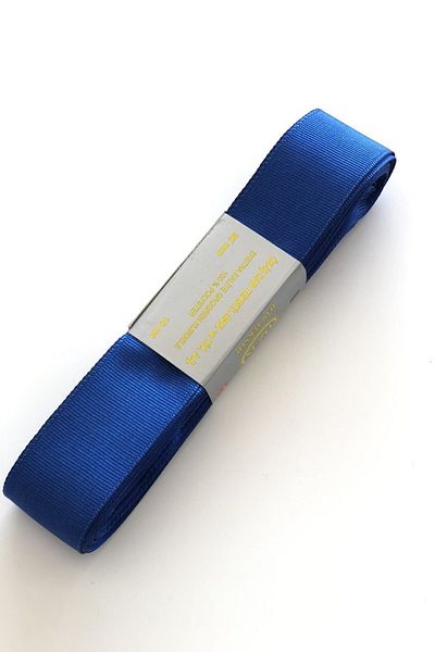 Hayalperest boncuk Panglică Grosgrain Albastră Saks 3 Cm 10 Mt