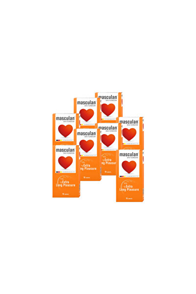 Masculan Long Pleasure Condoms 10-Pieces ( 8 Box )