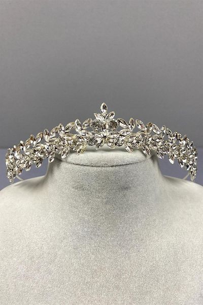 Hayalperest boncuk Coroana de mireasa Vera subtire si eleganta