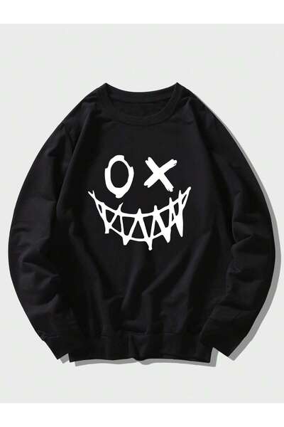 donamod سويت شيرت برسومات كرتونية من سلسلة Coko ROMWE Street Life Guys