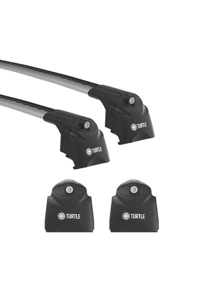 Cross Fiat Egea Turtle Air2 Ara Atkı 2015-2024 Arası Uyumlu - Gri