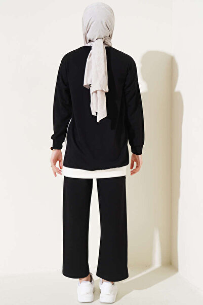 VOLT CLOTHİNG Women's Loyşa Stripe Detailed Double Suit