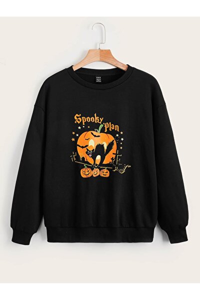 donamod Φούτερ με στάμπα ώμου σειράς Coke Halloween