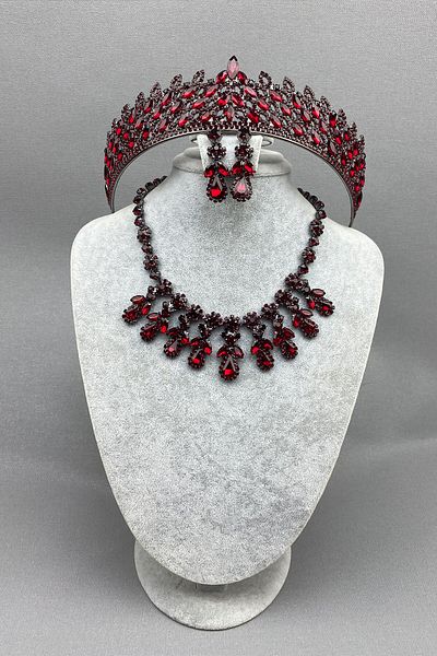 Hayalperest boncuk Set coroană și colier Mia Bridal Henna