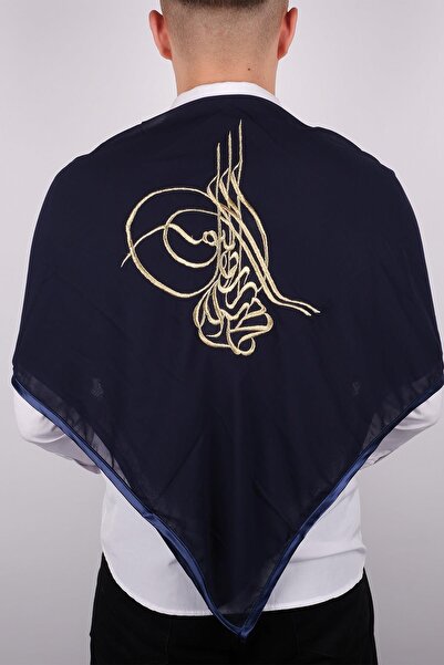 Limelia Κάλυμμα γαμπρού με χρυσό κέντημα Tuğralı με ρέλι