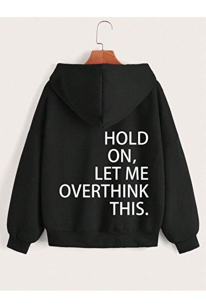 donamod Coke series Slogan Graphic Drop Shoulder Drawstring Hanorac căptușit ...