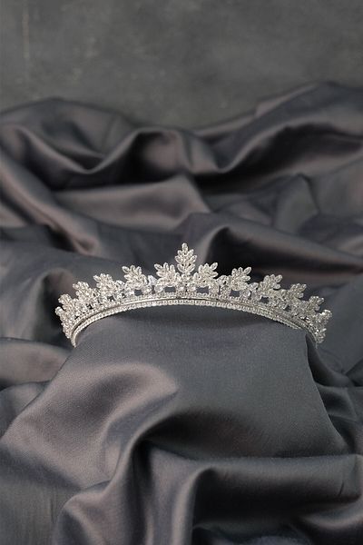 Hayalperest boncuk Veltex Zircon Stone Bridal Crown