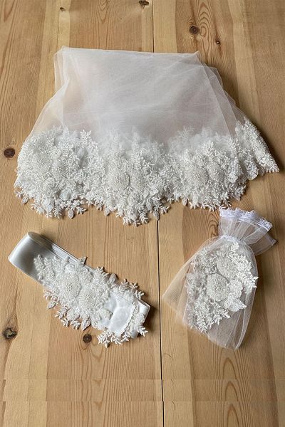 Hayalperest boncuk Vip Model Bridal Henna Veil Face Cover