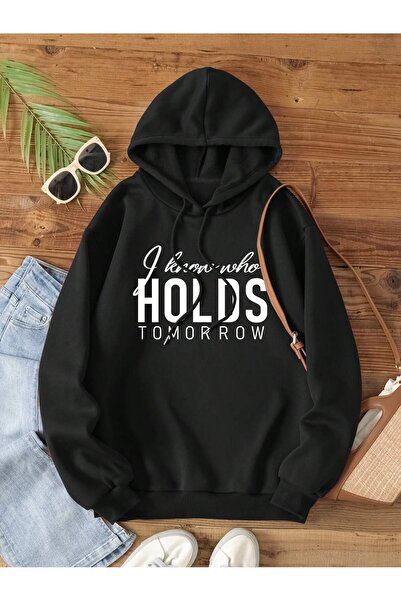 donamod Seria Coke Slogan Graphic Drawstring Hanorac căptușit termic