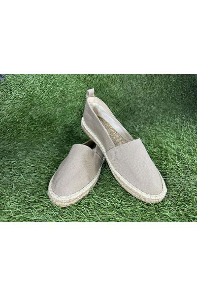 YANES CREATION Genuine Leather and Linen Men's Handmade Espadrilles