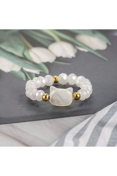 MURASSA BUTİK Kedi figürlü yüzük