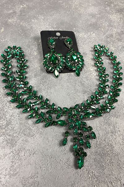 Hayalperest boncuk Accesoriu și cercei pentru păr Henna pentru mireasă Green Sultan