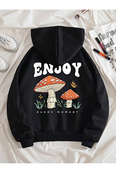 donamod Hanorac cu captuseală termică din seria Coke Mushroom & Letter Graphi...