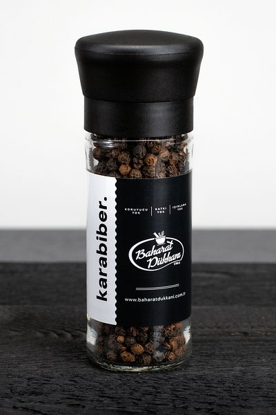 Baharat Dükkanı Black Pepper 50gr (mill Cover)
