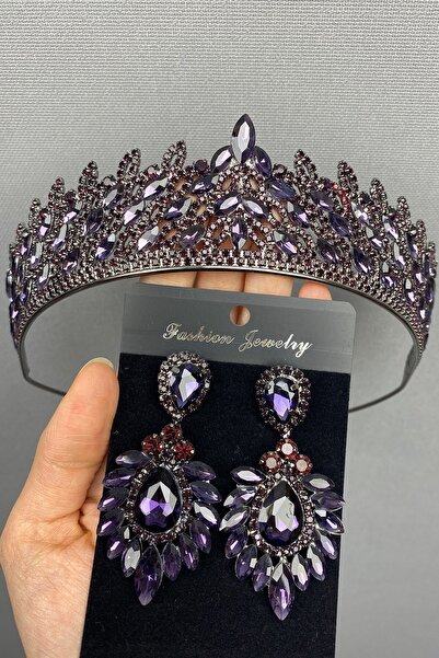 Limelia Coroana și cerceii de henna pentru mireasă Mia