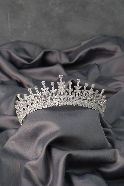Hayalperest boncuk Alinev Zircon Stone Bridal Crown