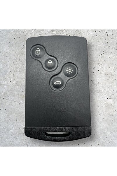 LUXE AKSESUAR Renault Clio 4 Megane 3 Fluance Captur - Τηλεχειριστήριο 4 κουμ...