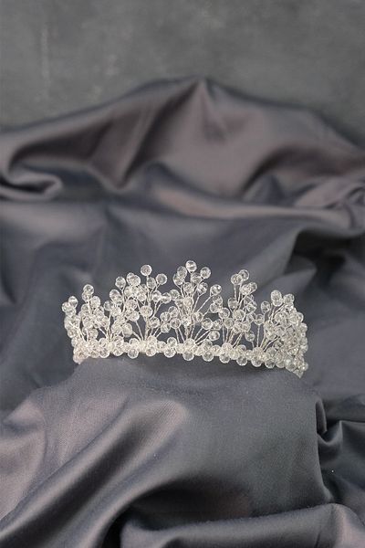 Hayalperest boncuk Coroana de Henna pentru Mireasa Aren - Detaliu de margele de cristal