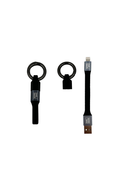 Boğazören iphone Uyumlu kısa 3A. Anahtarlık hızlı şarj kablosu  20 Cm USB-C T...