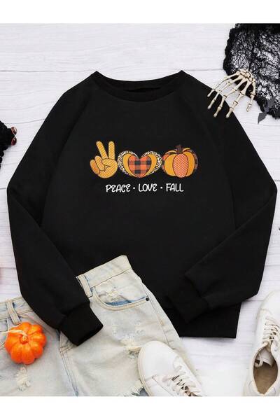 donamod Hanorac cu căptușeală termică cu imprimeu Halloween din seria Coke