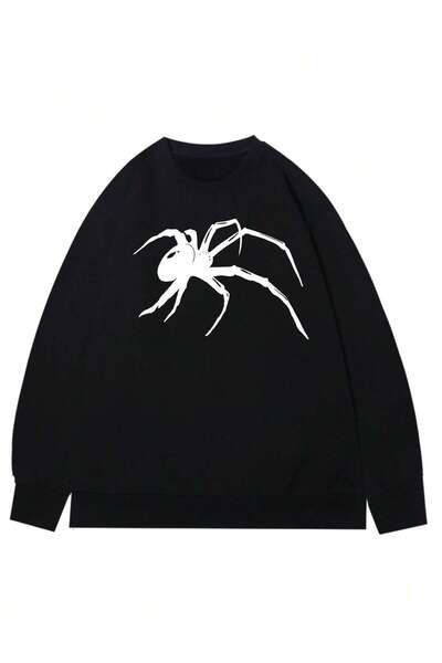 donamod سترة بطبعة عنكبوت من سلسلة كوكو