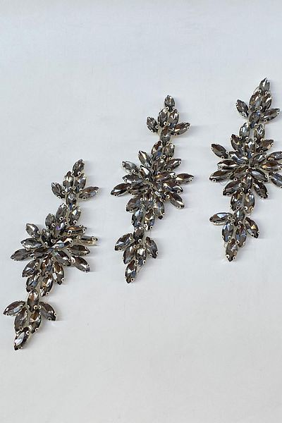 Hayalperest boncuk Shiny Stone Sconce Iron-On with Shuttle Stones
