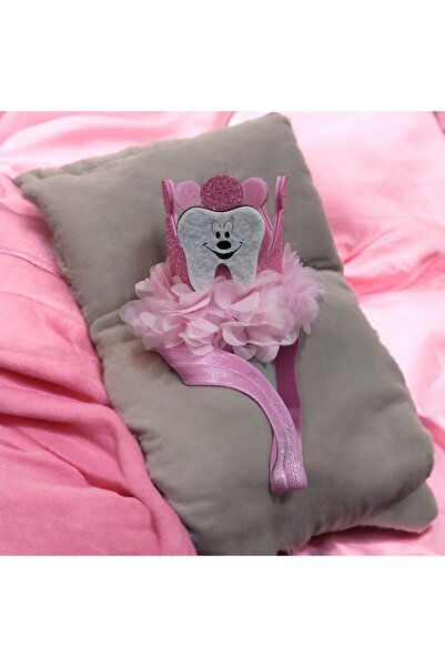 Genel Markalar Kız çocuk diş buğdayı parti tacı pembe şeker pembesi  diş partisi