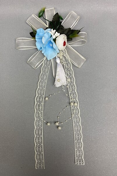 Hayalperest boncuk Bohça Bavul ve Konvoy Araba Süsü 3 Adet Koyu Mavi