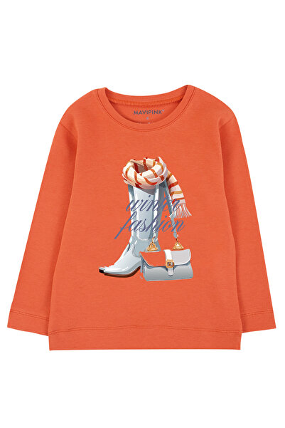 Mavipink Devojčice, 100% pamučna zimska modna majica dugih rukava