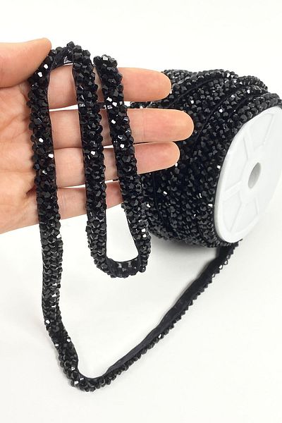 Hayalperest boncuk Crystal Bead Embroidered Ribbon