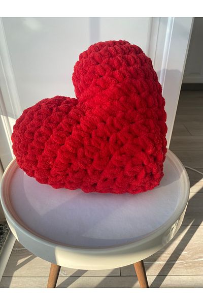 Alize Puffy Puffy Heart Pillow with Lining Inside