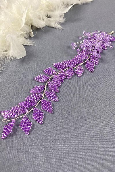 Hayalperest boncuk Iliz Bridal Crystal Bead Hair and Turban Accessory