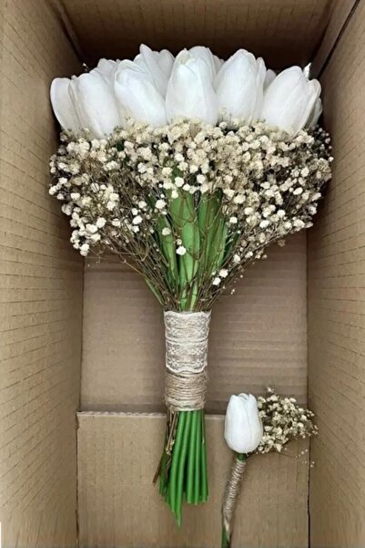 Genel Markalar Nikah Nişan Söz El Buketi Gelin Çiçeği Islak Lale