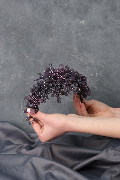 Hayalperest boncuk Accesoriu pentru păr cu coroană de henna de mireasă cu măr...