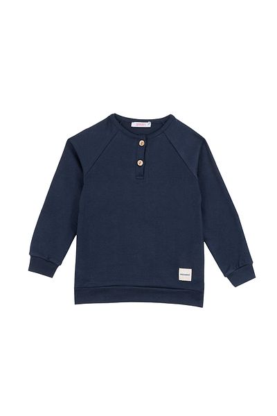 DUFFY KİDS Button Detailed Seasonal Basic Set 2-8 Years Dark Blue Color