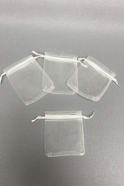 Hayalperest boncuk Tesbih Boy ve Hediyelik Kına Tül Kesesi 25 Adet (7*9cm)