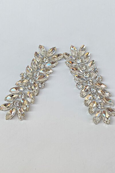 Hayalperest boncuk İnce Ütüyle Yapışan Parlak Taşlı Aplik