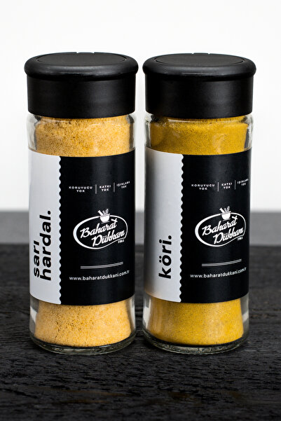 Baharat Dükkanı Köri - Sarı Hardal Tozu 2'li Set