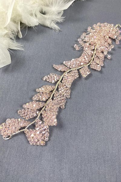 Hayalperest boncuk Iliz Bridal Crystal Bead Hair and Turban Accessory