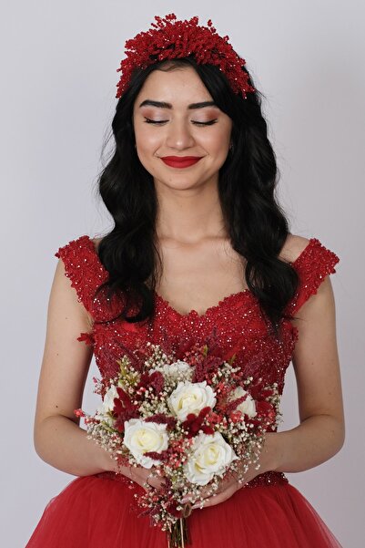 Hayalperest boncuk Accesoriu pentru coroană și turban de mireasă cu margele N...