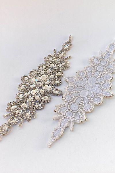 Hayalperest boncuk Diamond Motif Iron-On Stone Sconce