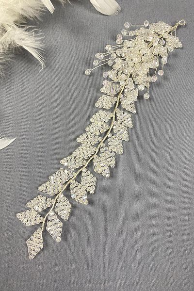 Hayalperest boncuk Iliz Bridal Crystal Bead Hair and Turban Accessory