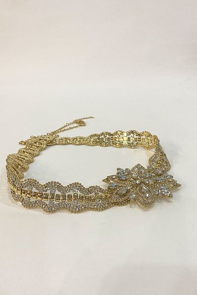 Hayalperest boncuk Rochie de seara cu model de stele Curea albaneza cu pietre