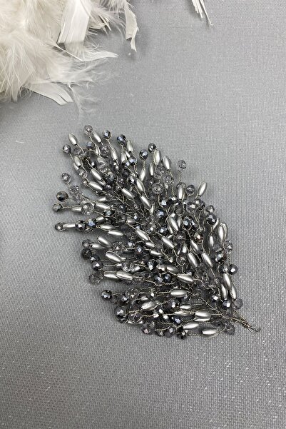 Hayalperest boncuk Αξεσουάρ μαλλιών διπλής όψης Silver Mila Model