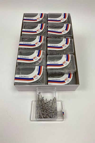 Hayalperest boncuk 5 Box Silver Head Bulk Needle - Set of 100