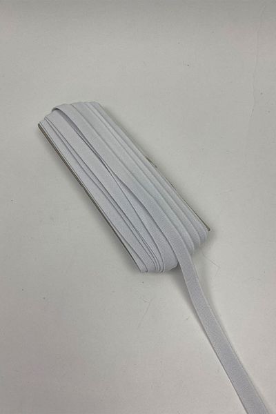Hayalperest boncuk 10 Mt White Flat Rubber - 1.5 Cm
