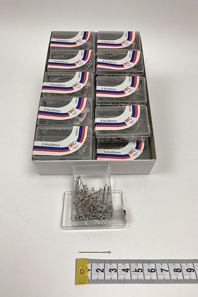 Hayalperest boncuk Silver Headed Bulk Needle 100 Pieces 10 Boxes